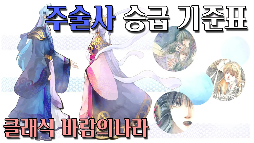 클래식 바람의나라 주술사 승급 기준표